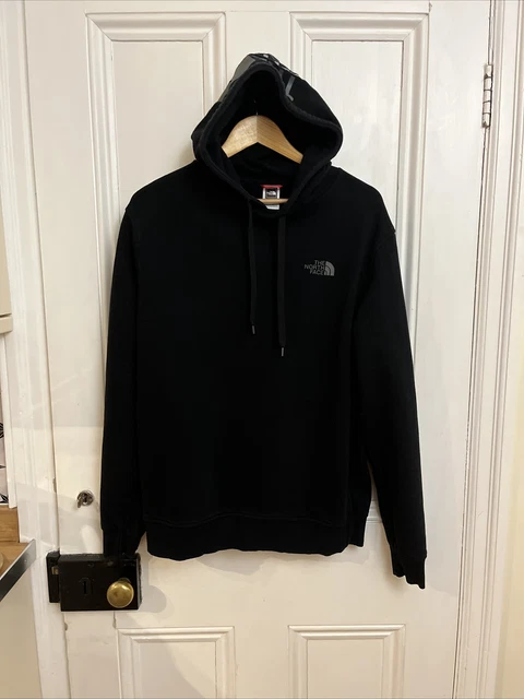 The North Face Black Hoodie Hoody Jumper Sweatshirt Large