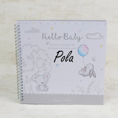 Personalised Baby Milestone Journal Keepsake Toddler Newborn Shower Christening