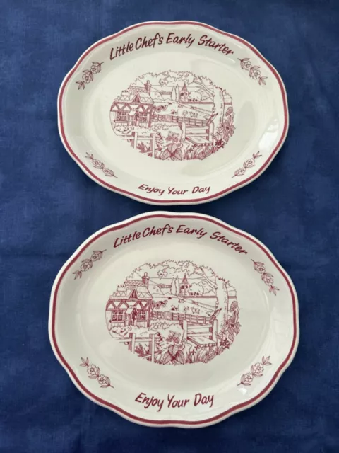 2   ORIGINAL  Little Chef Early Starter Plates   Dudson Brothers