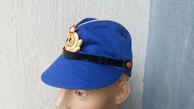 Calot Russe Armée Soviétique PILOTKA URSS – Brodé, Coton Vert, Taille 55, Neuf Sans étiquette
