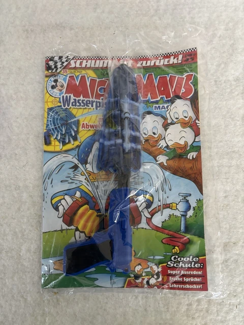 MICKY MAUS MAGAZIN Nr. 35 2009 OVP Originalverschweißt Wasserpistole ...