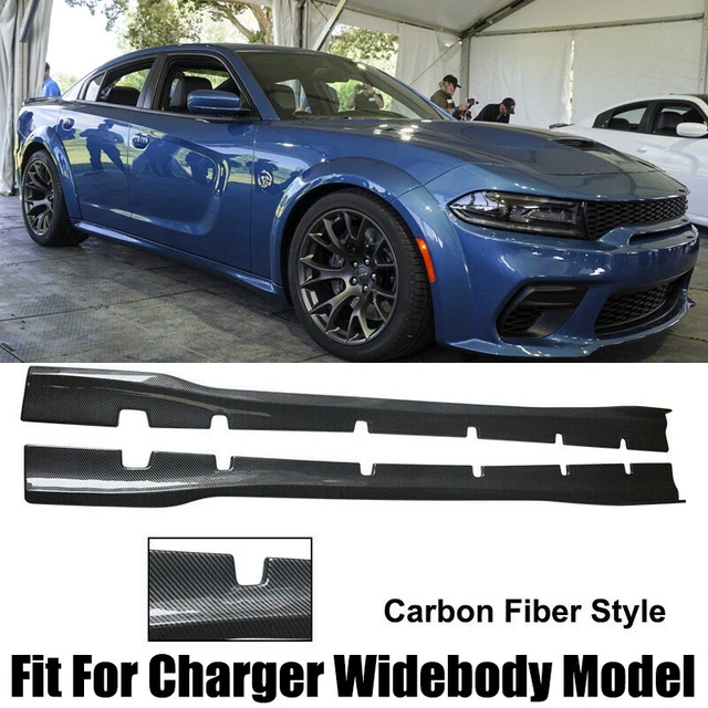FITS 20202023 DODGE Charger SRT Hellcat Widebody Side Skirts Carbon