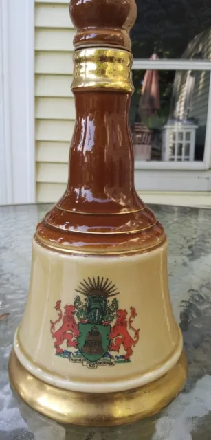 1969 Jim Beam Bell Shaped Decanter Bell's Royal Vat Scotch Whiskey Nuna Semper