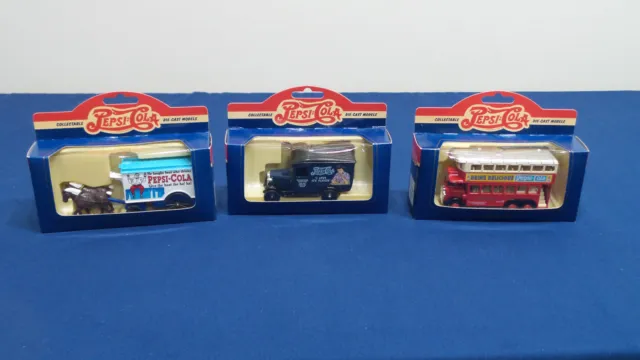 Pepsi-Cola Diecast Collectibles, 1993, Lledo – Made in England, New in box