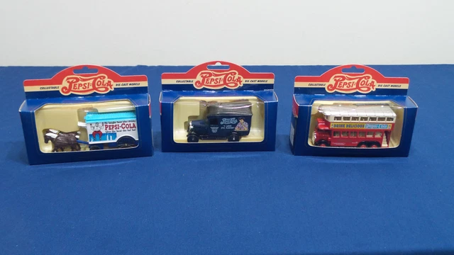 Pepsi-Cola Diecast Collectibles, 1993, Lledo – Made in England, New in box