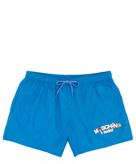 Moschino boxer mare uomo 241V3A425193010318 blu Blue costume da bagno