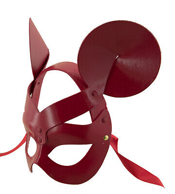 Mask from Venice Mouse Erotic Mistress Mischievous - Vinyl Polish Red - 1305 2