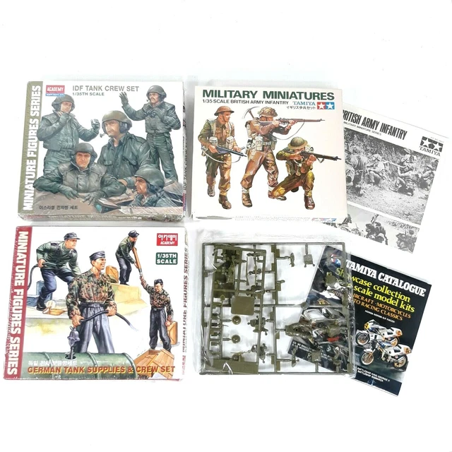 TAMIYA MILITARIA DIORAMA Model Kit British Army Academy German Tank