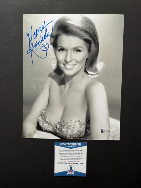 Nancy Kovack Hot! autographed signed classic sexy 8x10 photo Beckett BAS coa