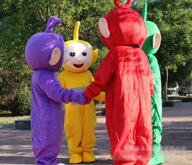 Teletubbies Tinky Winky Dipsy Laa-Laa Po Cosplay Kostüm Halloween Anzug Neu