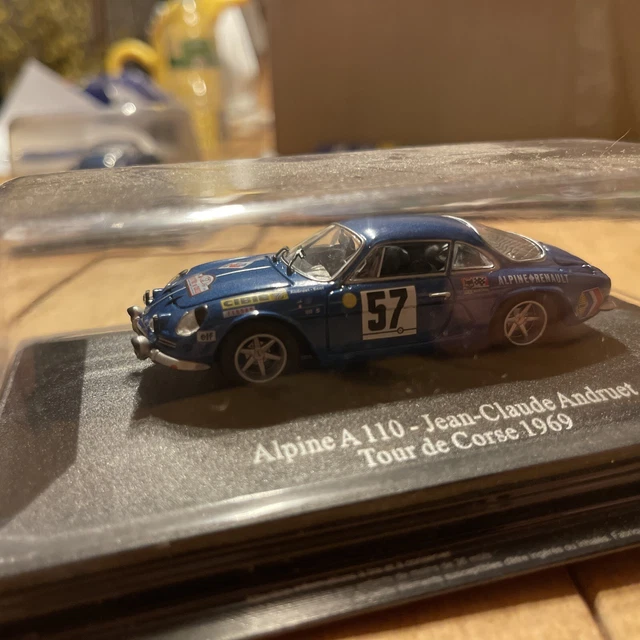 Modèle Réduit 1/43 Eligor - Renault Alpine A110 Tour De Corse 1969 #57 Andruet
