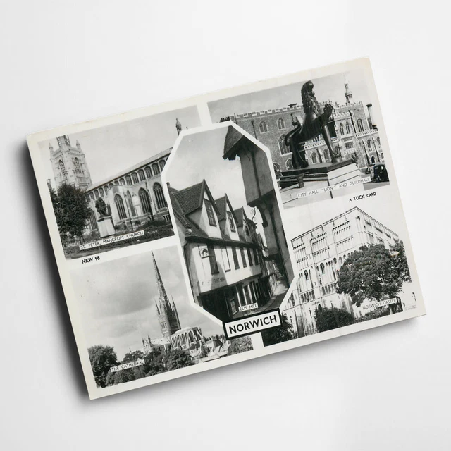 A3 PRINT - Vintage Norfolk - Norwich (1)
