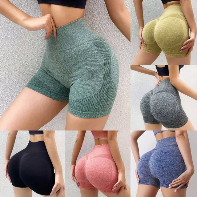 High Waist Scrunchy Butt Pants for Women Yoga Shorts for Gym and Workout