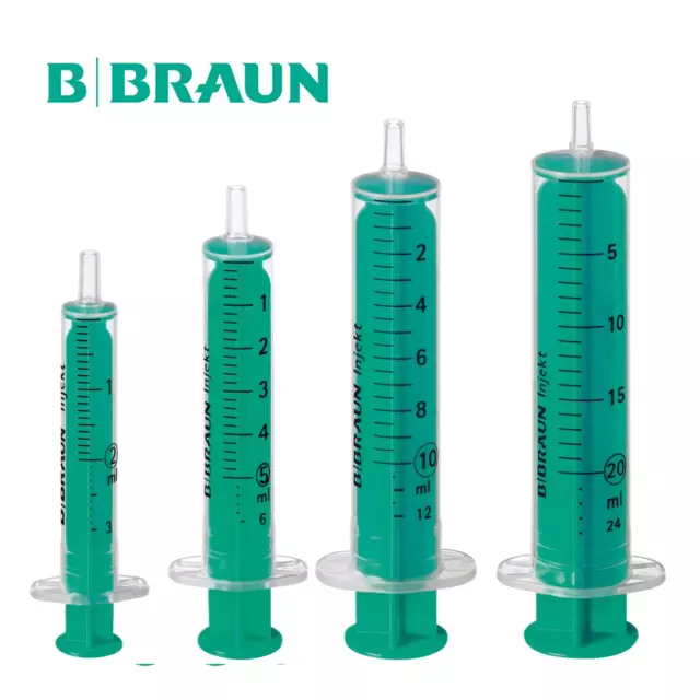 B.Braun - Einwegspritzen Einmalspritze Luer Spritze Injekt 1ml 2ml 5ml 10ml 20ml