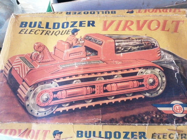 Jouet Miniature Bulldozer Virvolt – Générique – Occasion
