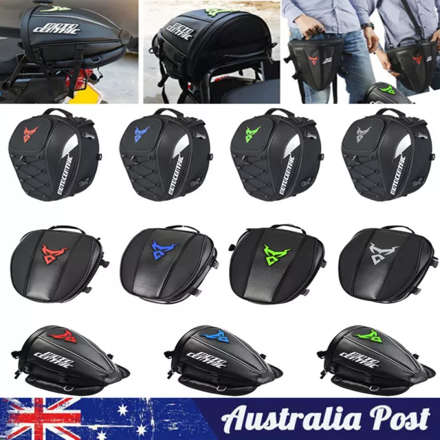 Waterproof Motorcycle Rear Bag Touring Rear Pillion Seat Tail Bag Rear Mounted