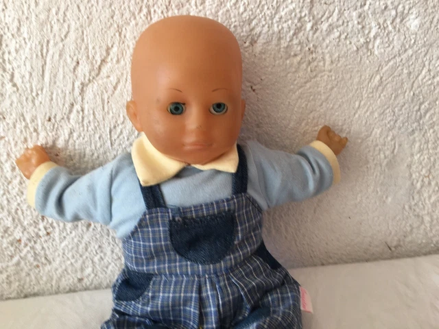 Poupée Vintage Garçon - 48 Cm, Mannequin Mini En Plastique, D'occasion