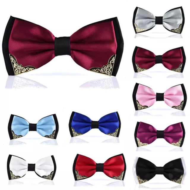 Fashion Men's Pattern Bow Tie Formal Wedding Party Pre-tied Bowtie Necktie Ties