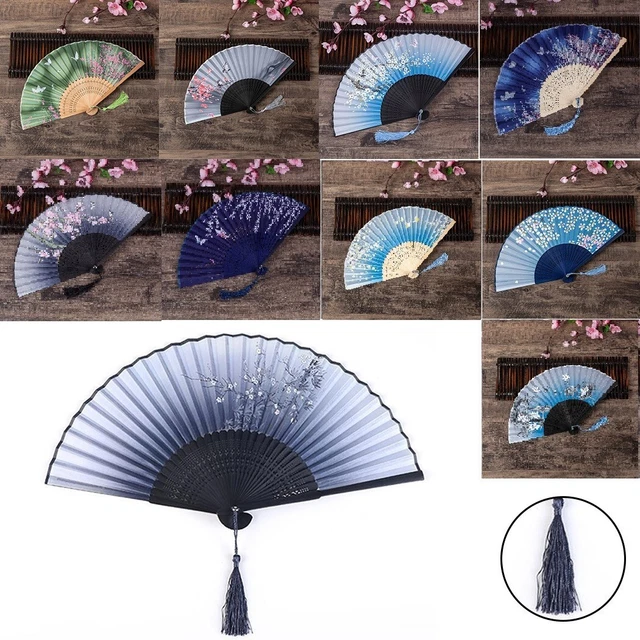 Compartimentos plegables duraderos disfraz antiguo seda estilo vintage decoración elegante