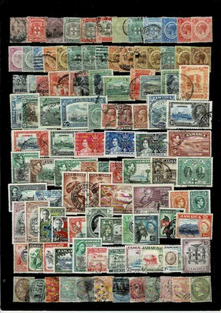 11374- Jamaica , British Colonies, high catalogue value collection of stamps