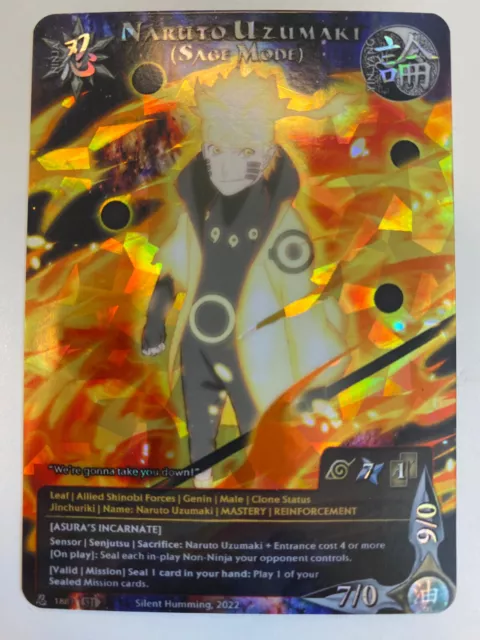 NARUTO CCG COLLECTIBLE Card Game 201 Foil New The 2 Nd Hokage