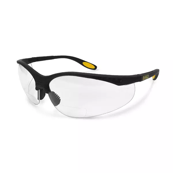 DeWalt Bifocal CLEAR LENS Readers Safety Glasses Protective Eyewear ANSI Z87+