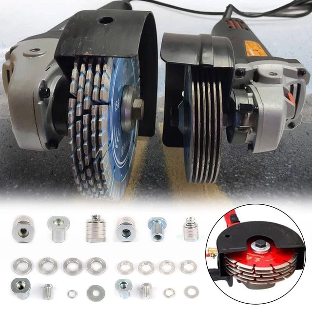 Adapter Machine TO GROOVING MACHINE Adapter Fit For 100/125-230 Angle Grinder Converter ...