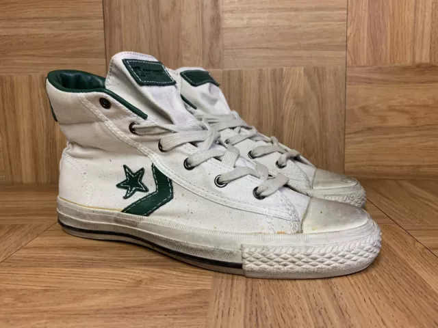Size 4.5 - Vintage Converse All Star Legend Mid Larry Bird Celtics Sneaker  1998