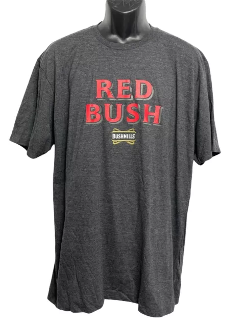 New Red Bush Bushmills T Shirt Irish Whiskey