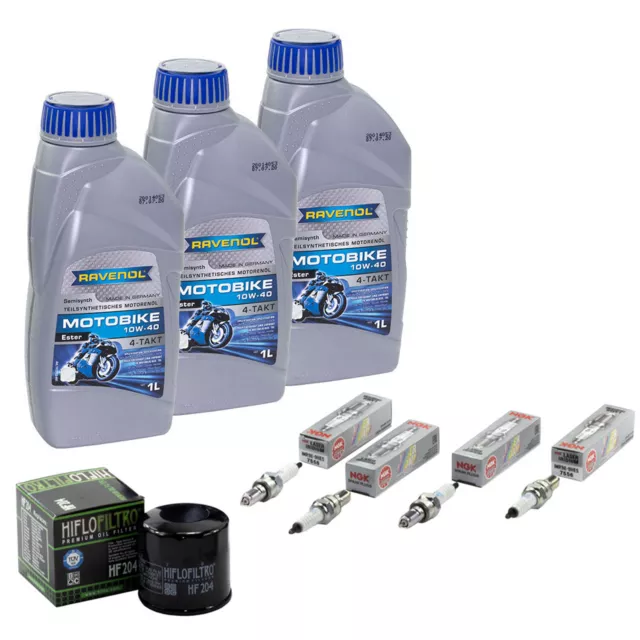 Inspección 3L Aceite Kit para Honda CBR 1000RR SC59 2008-16 Bujías Filtro de