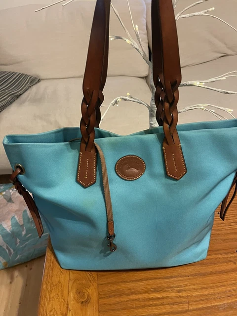 Dooney And Bourke Rehab Blue Tote Bag