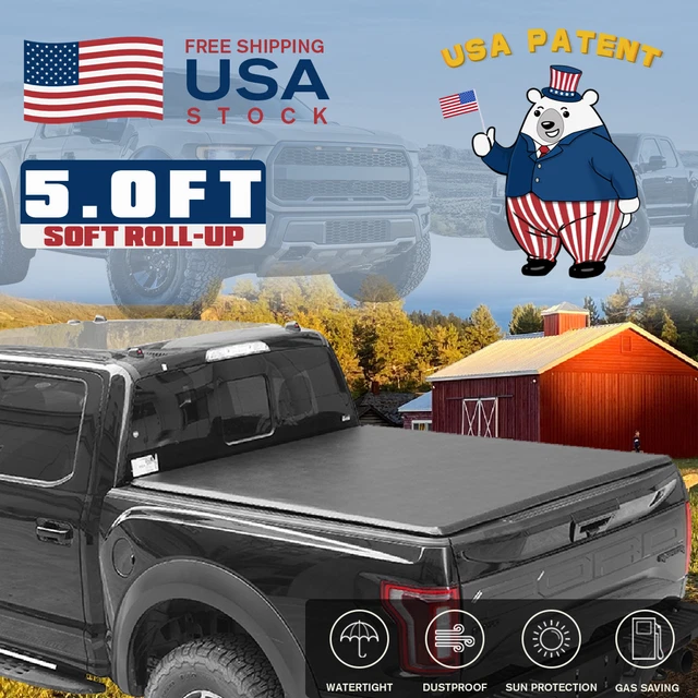 TONNEAU COVER 5FT TriFold For 20192023 Ford Ranger XLT Pickup Soft