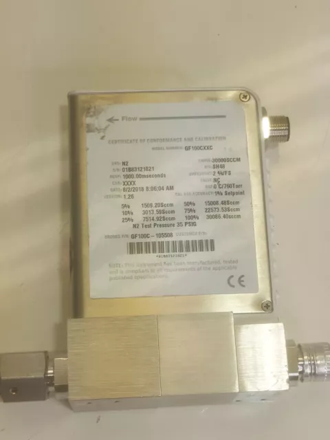 MASS FLOW CONTROLLER BROOKS GF100C-105505 used MASS FLOW CONTROLLER BROOKS GF100C-105505 used