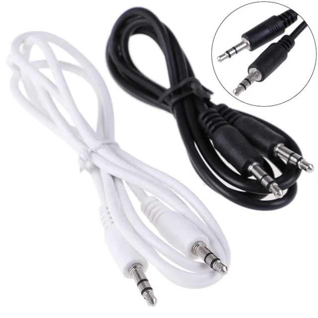 1Pc 3.5mm Jack male to male car aux auxiliary cord stereo audio cable 1m.ti