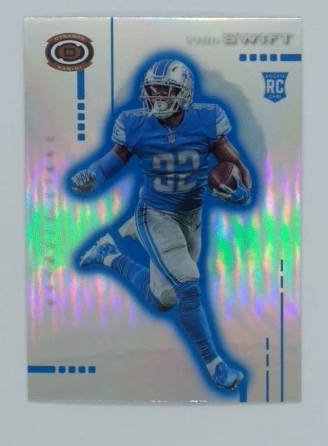 2020 Panini Chronicles Dynagon Silver Prizm Dandre Swift Rookie RC #D-8, Lions