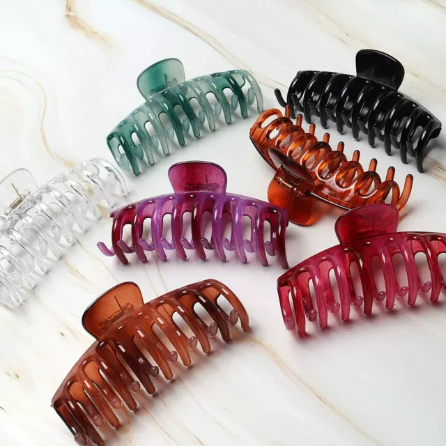 Ladies Large Hair Claw Clamps Clips Claw Clamp Hair Accessories Women UK Lot