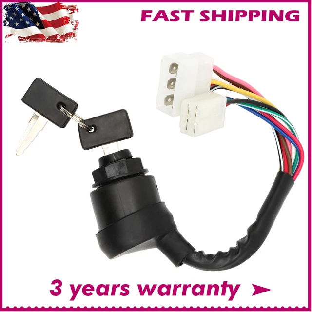 IGNITION SWITCH J178250820 For Yamaha Gas 2 Cycle Golf Cart G1 1979