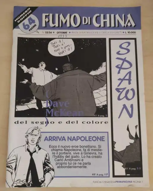 Fumo di China n.53/54 del 1997 Ned 50 Ed. Spawn  Napoleone  ▓