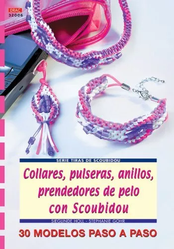 Serie Scoubidou nº 6. COLLARES, PULSERAS, ANILLOS, PRENDEDORES DE PELO CON SCOU