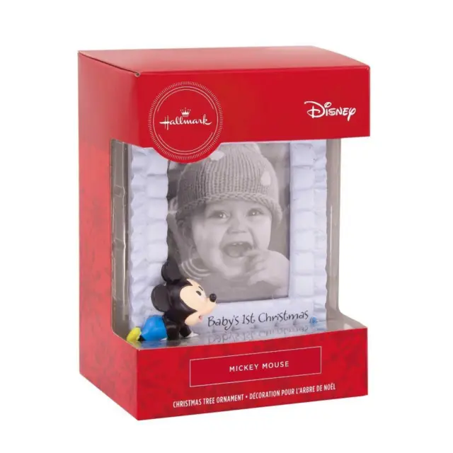 Hallmark Disney's 2019 Mickey Mouse Baby Boy 1st Christmas Tree Ornament