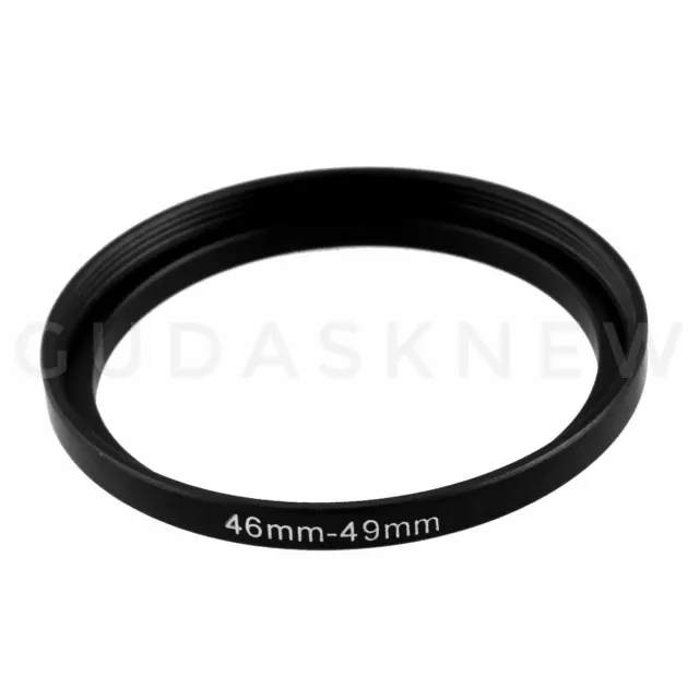 46-49mm Metal Step Up Ring Lens Adapter from 46 to 49mm Filter Thread UK SELLER