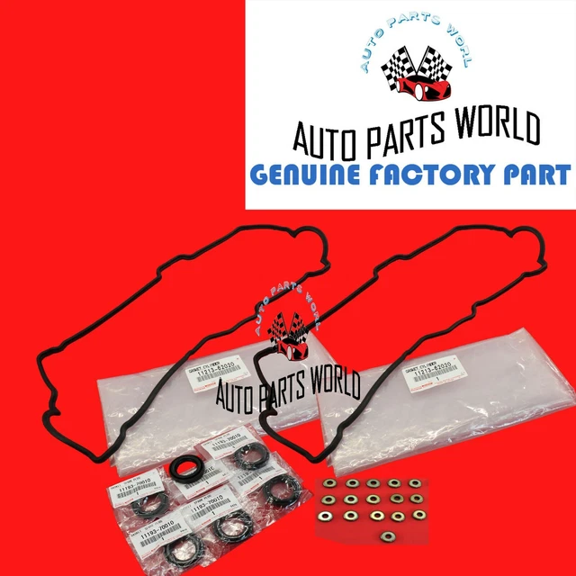 GENUINE TOYOTA 4RUNNER Tundra 3.4L Valve Cover Gaskets & Spark
