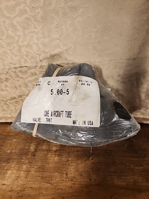 Aviation 5.00-5 RE5000 A4 Aircraft Tire Inner Tube TR67 Made In USA
