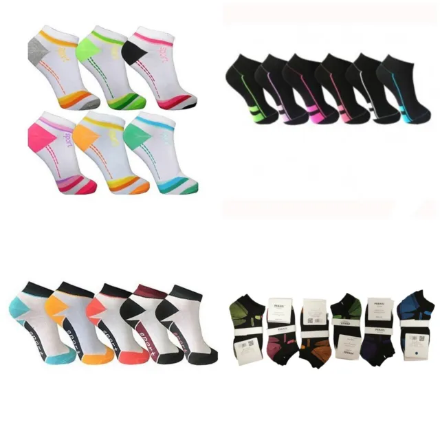 12er Damen Socken Sneaker Strümpfe Sportsocken Sneakersocken Fūßlinge Pesail Yoi