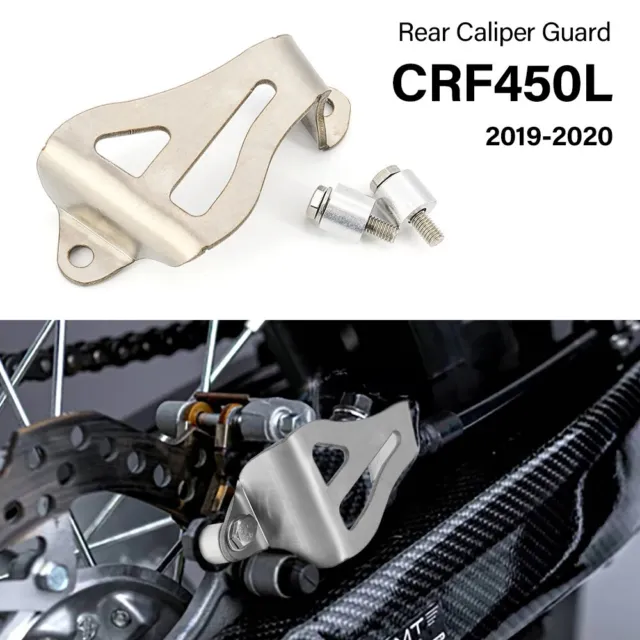 For HONDA CRF450L CRF 450 L Rear Brake Caliper Guard Protector Cover 2019 2020