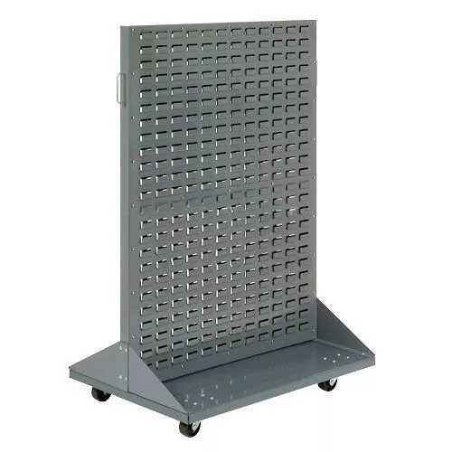 Global Industrial Mobile Double-Sided Rack 36x25.5x55