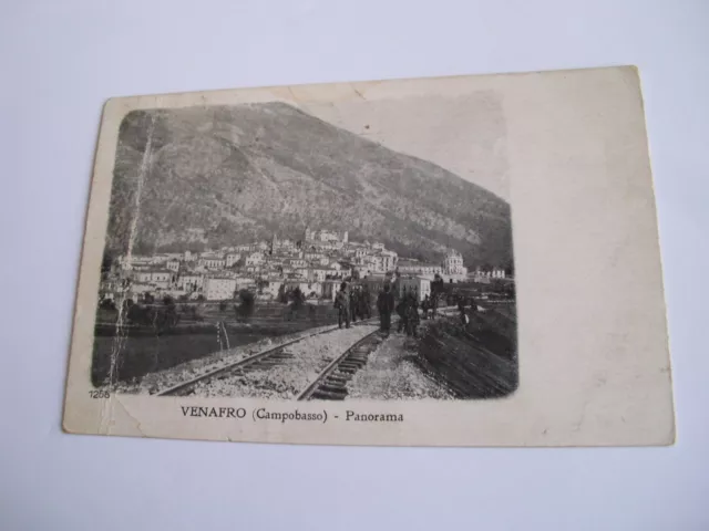 Campobasso - Venafro panorama - spedita f. p. piega franc asp