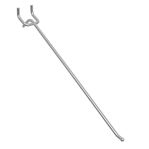 Pegboard Hooks 0.204'' Diameter 10 Inch Silver Metal Ball Ending Garden Tool Org