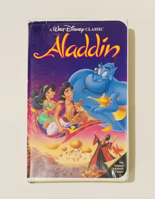 ALADDIN WALT DISNEY Classic Collection VHS Super Rare Clamshell Case £ ...