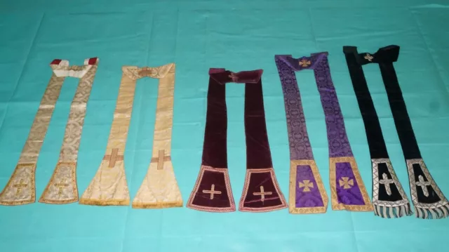 Stola 5 Stücke, Messgewand, Kasel, Casula, Chasuble Pianeta